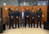 Cuatro nuevos agentes de la Policía Local de Massamagrell junto a un oficial