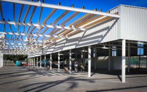 Construcción del espacio para el Draft Paralímpico en Valencia