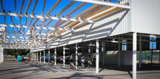 Construcción del espacio para el Draft Paralímpico en Valencia