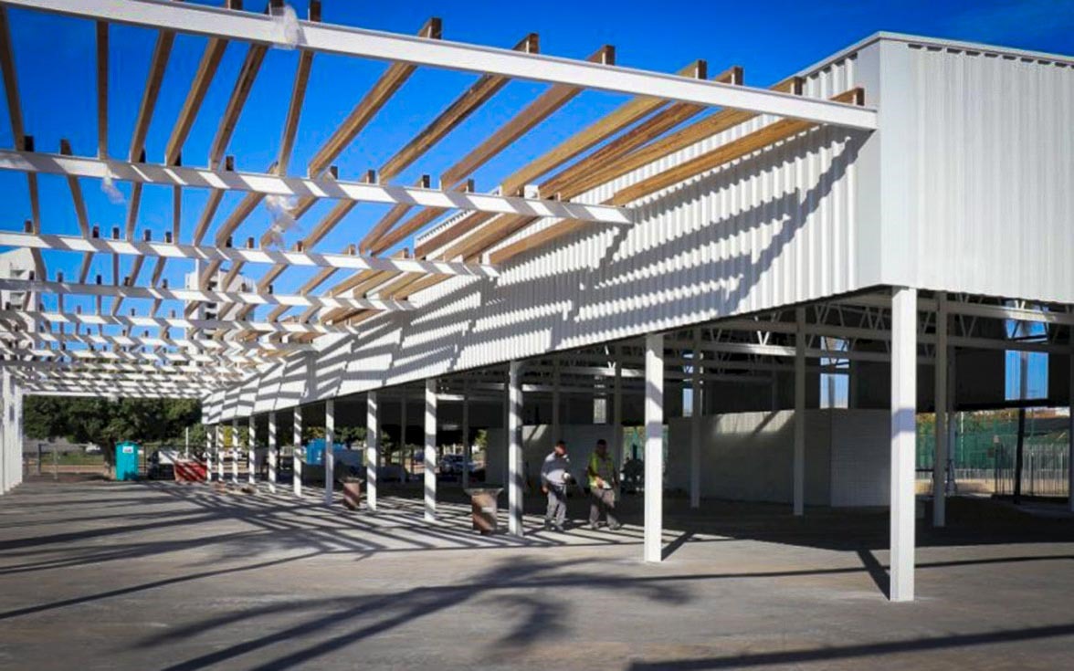 Construcción del espacio para el Draft Paralímpico en Valencia