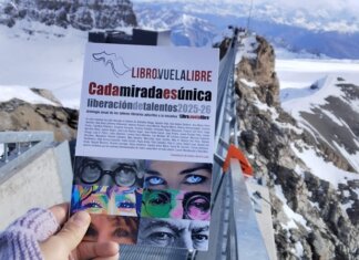 Portada de la antología Cada mirada es única en un paisaje montañoso.