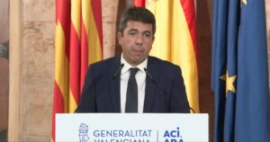 Mazón durante su presentación en la Generalitat Valenciana