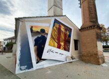 Mural en Picanya de la Fundacion Valencia CF