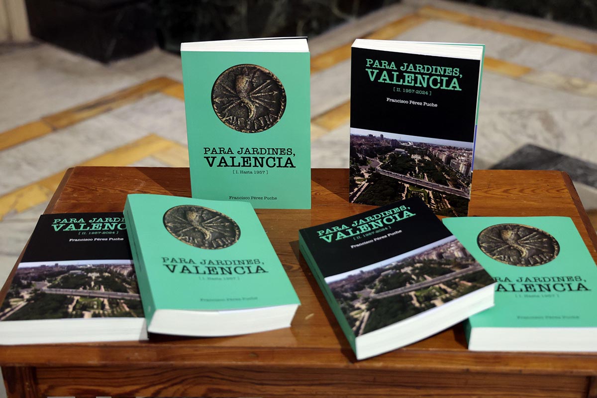 Presentación de libros sobre la historia de los jardines de Valencia.