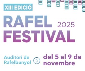 Cartel del Rafel Festival 2025 en el Auditori de Rafelbunyol