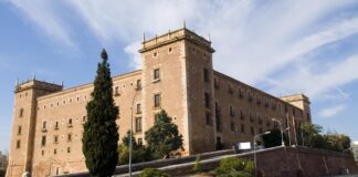 Vista exterior del Real Monasterio del Puig en Valencia