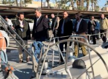 4 empresas optan a la nueva concesión y posterior remodelación del puerto de Pobla de Farnals Visita de autoridades al puerto de la Pobla de Farnals