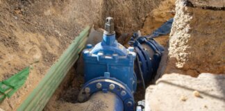 Obras de renovación de la red de agua potable en Xirivella