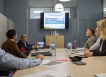 El Barranco de La Saleta en Xirivella avanza hacia su acondicionamiento y protección frente a inundaciones Reunión sobre el acondicionamiento del Barranco de La Saleta en Xirivella