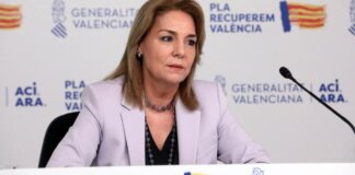 Susana Camarero en una rueda de prensa sobre el bono dana térmico