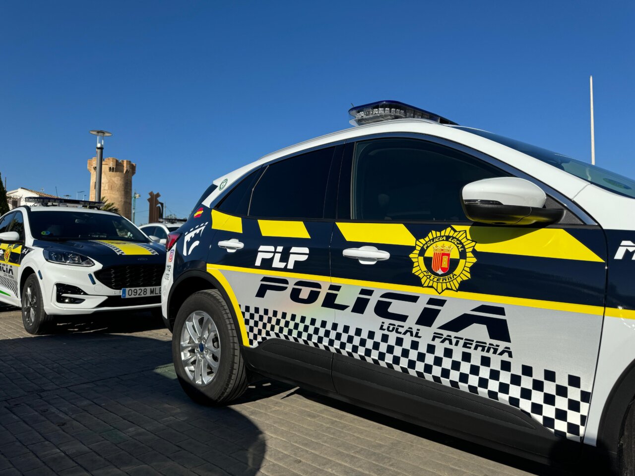 Los nuevos vehículos de la Policía Local de Paterna mejoran la seguridad ciudadana.