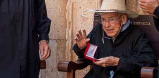 Vicent March es reconocido por su labor en la defensa de la huerta.