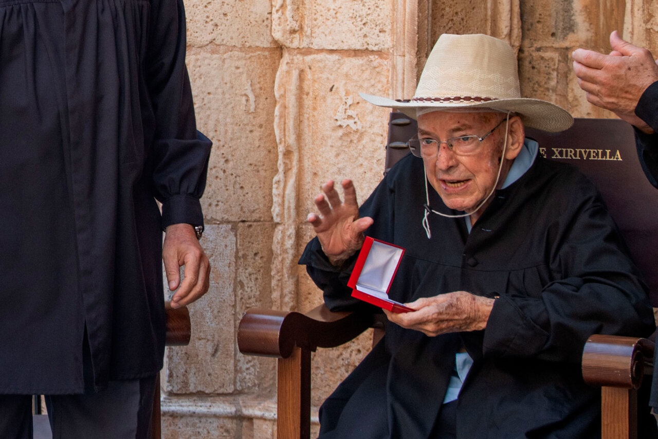 Vicent March es reconocido por su labor en la defensa de la huerta.