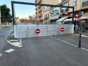 Cierre de acceso en Aldaia debido a la tormenta en el barranco de la Saleta