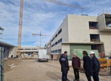 Visita a las obras del nuevo IES La Patacona en Alboraya