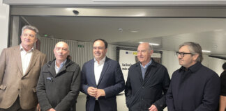 Inauguración del cañón peatonal entre estaciones de Xàtiva y Alacant