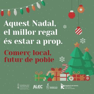 Banner de fiestas de Navidad en Foios