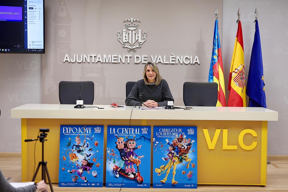 Presentación de la programación navideña en Valencia con actividades familiares
