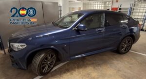 Coche de alta gama confiscado por la Policía Nacional en Aldaia
