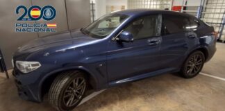 Coche de alta gama confiscado por la Policía Nacional en Aldaia