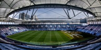 Vista del estadio Ciutat de València del Levante UD vacío
