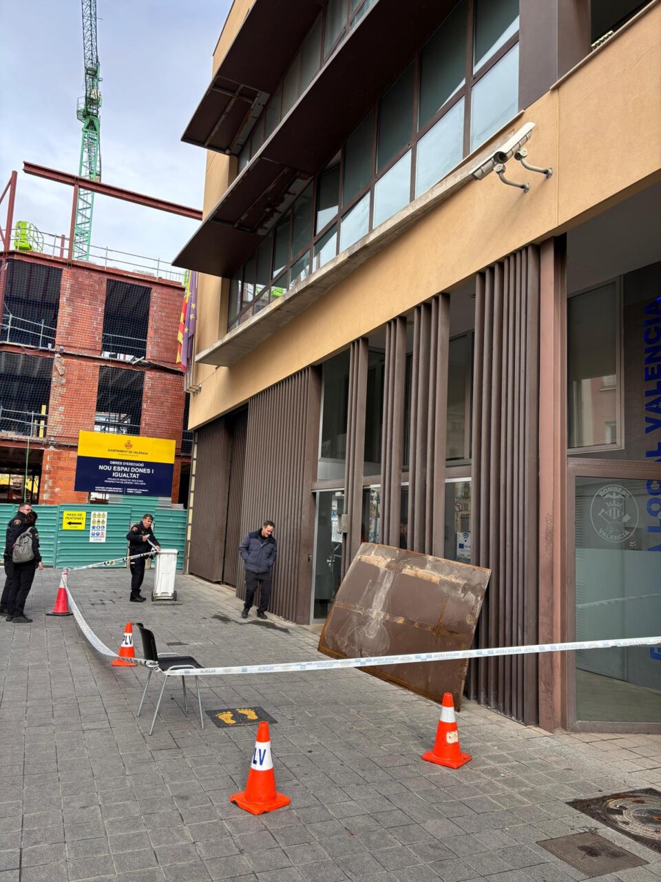 La comisaría de la policía local de Valencia con deficiencias visibles