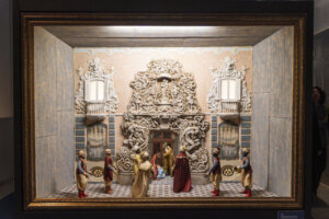 Diorama de la exposición navideña en la Diputación de Valencia