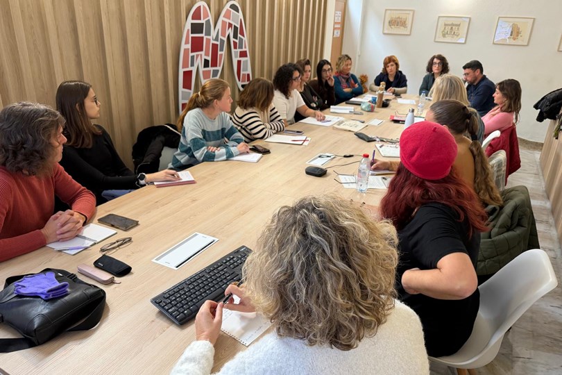 Imagen del evento sobre trata y explotación sexual en l’Horta Sud