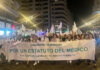 Médicos valencianos cierran la huelga manifestándose por el Estatuto propio: Médicos en manifestación por un Estatuto propio en Valencia