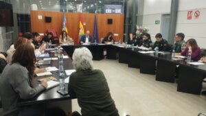 Reunión de la Mesa de Coordinación Multidisciplinar en Massamagrell sobre violencia de género.