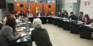 Reunión de la Mesa de Coordinación Multidisciplinar en Massamagrell sobre violencia de género.