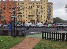 Aemet avisa de que el momento de Parque infantil cerrado en Alboraya debido a fuertes lluvias