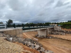 Nuevo puente Mas de Sabater sobre el barranco de Minyerola en Picassent