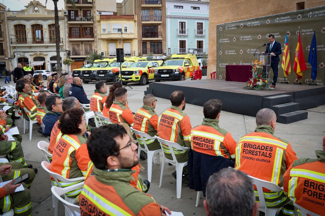 Ceremonia de reconocimiento a brigadistas forestales en Torrent