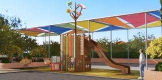 Nuevo parque infantil en Picanya con juegos modernos y coloridos
