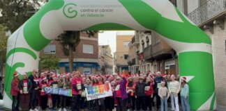 Participantes en la I San Silvestre RunCáncer en Massamagrell