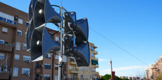 Sistema de altaveus instalat a Mislata per a emergències