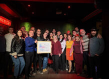 Grupo de personas en la cumbre de la Red de Ciudades por la Música en Valencia.