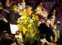 Exaltación de Carmen Prades como Fallera Mayor de Valencia en el Palau de la Música.