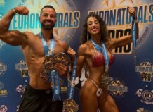 Alba Galisteo y Miguel Ángel Aguilar, la pareja de Picanya que triunfa en el culturismo natural Alba Galisteo y Miguel Aguilar posando con medallas de culturismo