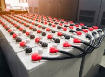 Baterías de acumulación en un entorno industrial para almacenamiento energético