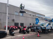 Instalación de cámaras de vigilancia en el polígono industrial Camí la Mar