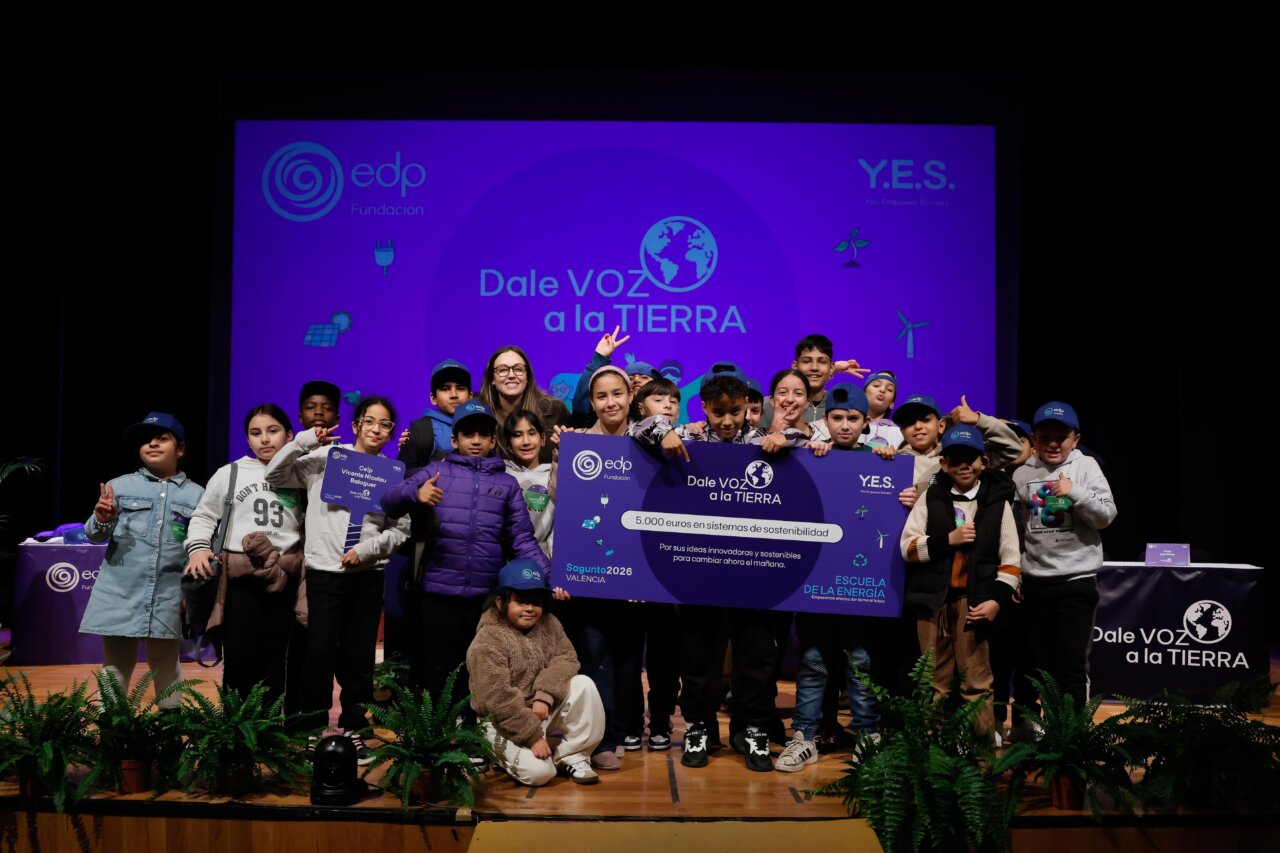 Estudiantes del CEIP Vicente Nicolás Balaguer celebran su premio de sostenibilidad