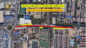 El puente de la CV-4125 estará cerrado al tráfico por obras de reparación.