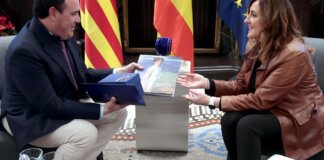 Juanfran Pérez Llorca y María José Catalá en una reunión