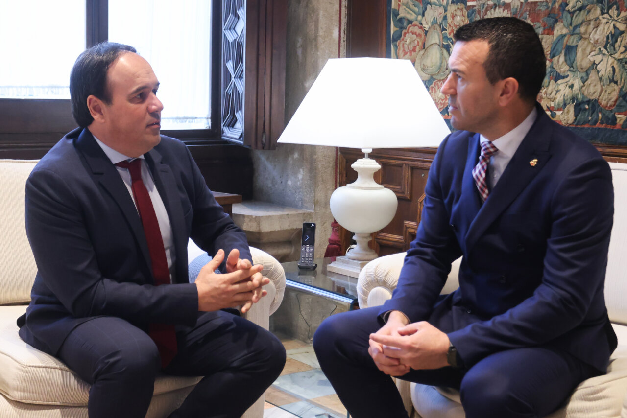 Reunión entre Vicent Mompó y Juanfran Pérez Llorca sobre limpieza de barrancos