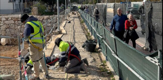 Obras en el Puente de la Estación de Paiporta para mejorar la movilidad.