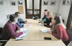 Reunión del Ayuntamiento de Benetússer con Aguas de Valencia sobre alcantarillado