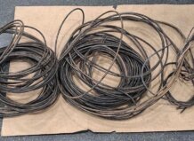 Cableado de alumbrado público robado en Benimaclet