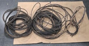 Cableado de alumbrado público robado en Benimaclet